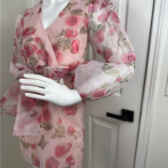 STORIA - Paisley and Floral Embroidered Mini Dress. D28 - Picture 7 of 15